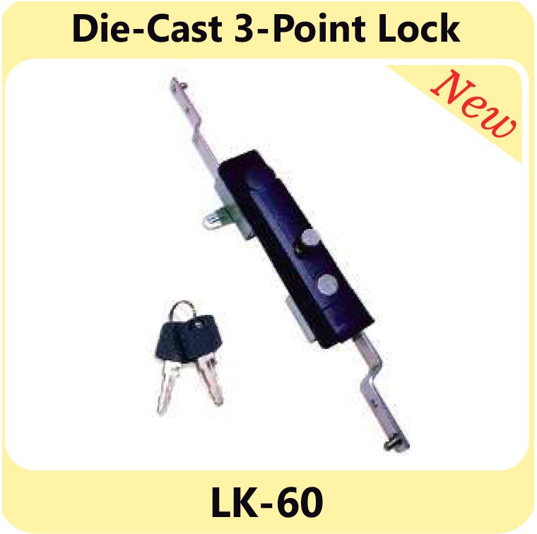  Die-Cast 3-Point Lock LK-60 manufacturers in Keyi panyor 