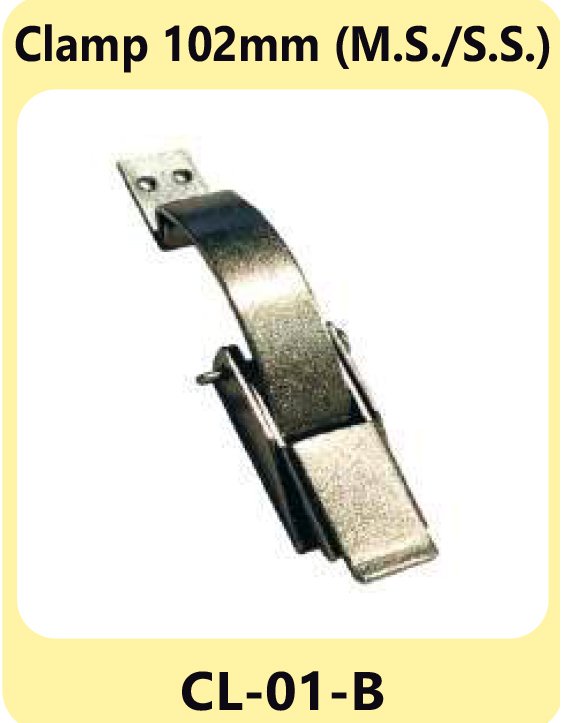  Clamp 102mm M S S S CL-01-B manufacturers in Sri sathya sai 