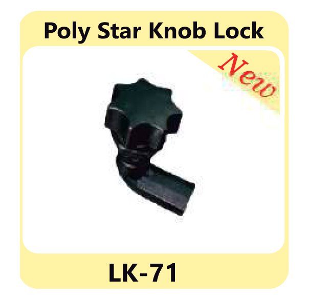 Poly Star Knob Lock