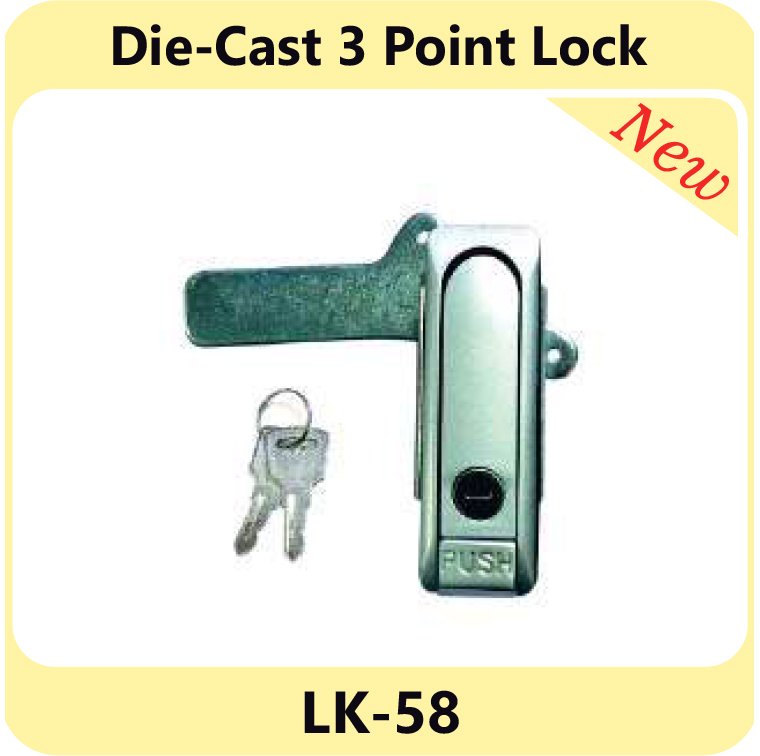 Die-Cast 3 Point Lock LK-58
