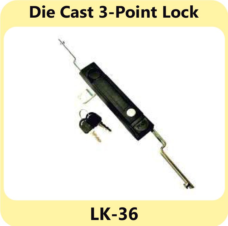 Die Cast 3-Point Lock LK-36