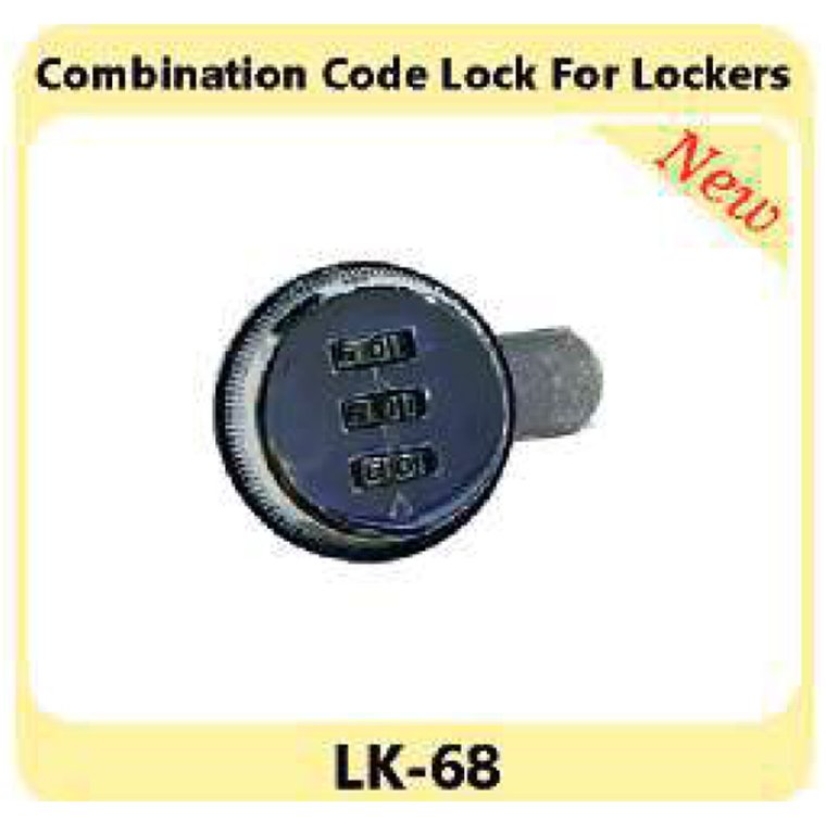 Combination Code Lock For Lockers LK-68